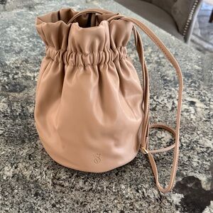 Victoria's Secret Faux Tan Leather Shoulder Bag - Women | Color: Tan/Gold